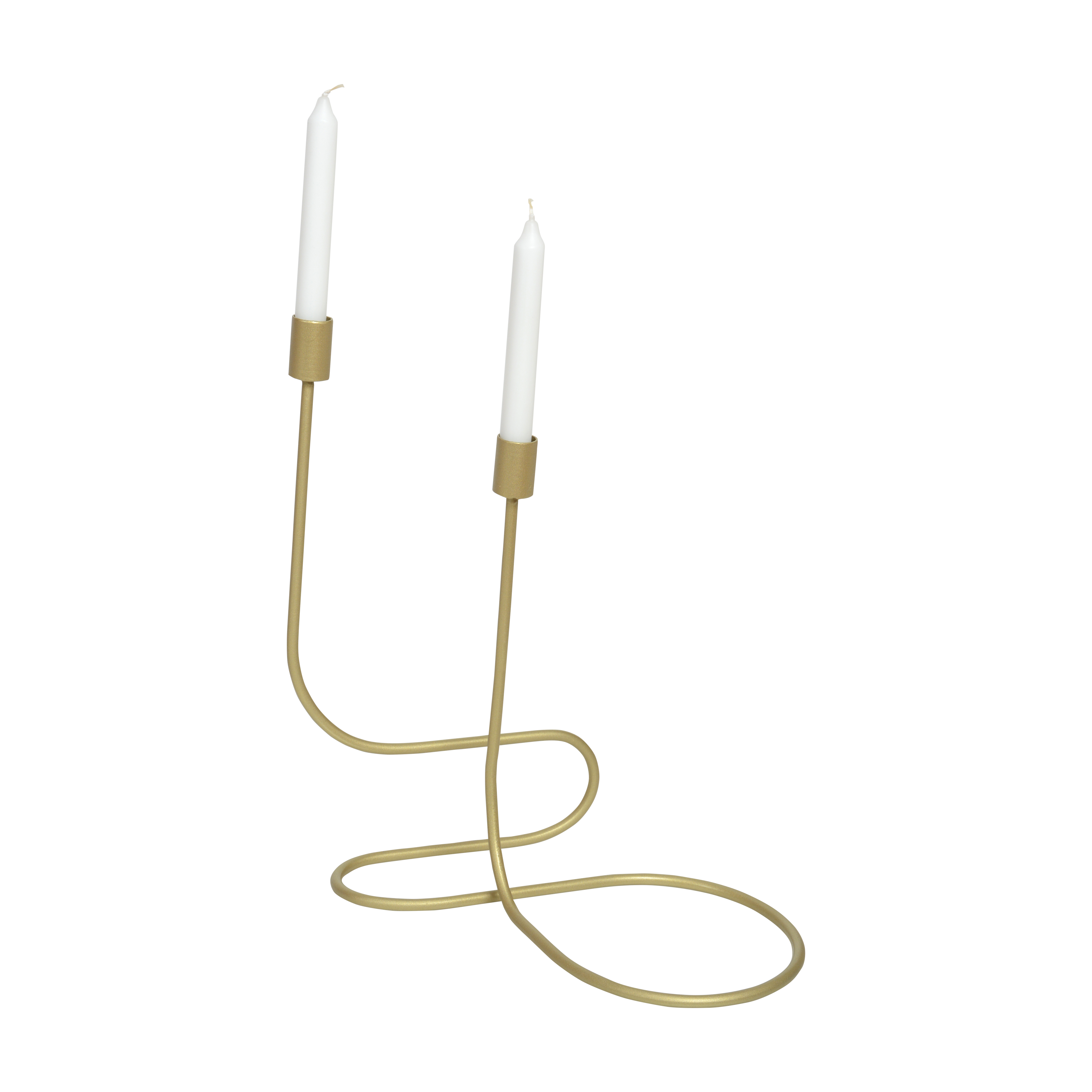 Suport de lumânări SHADOW GLOW negru mat - FROMRO