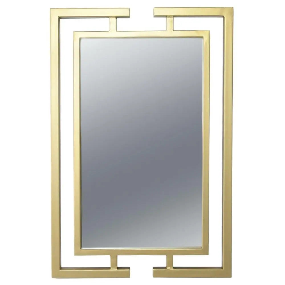 Oglinda ATENA 60 cu rama metalica auriu mat - FROMRO