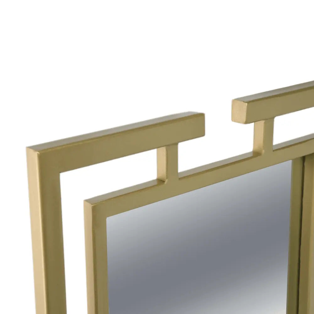 Oglinda ATENA 60 cu rama metalica auriu mat - FROMRO