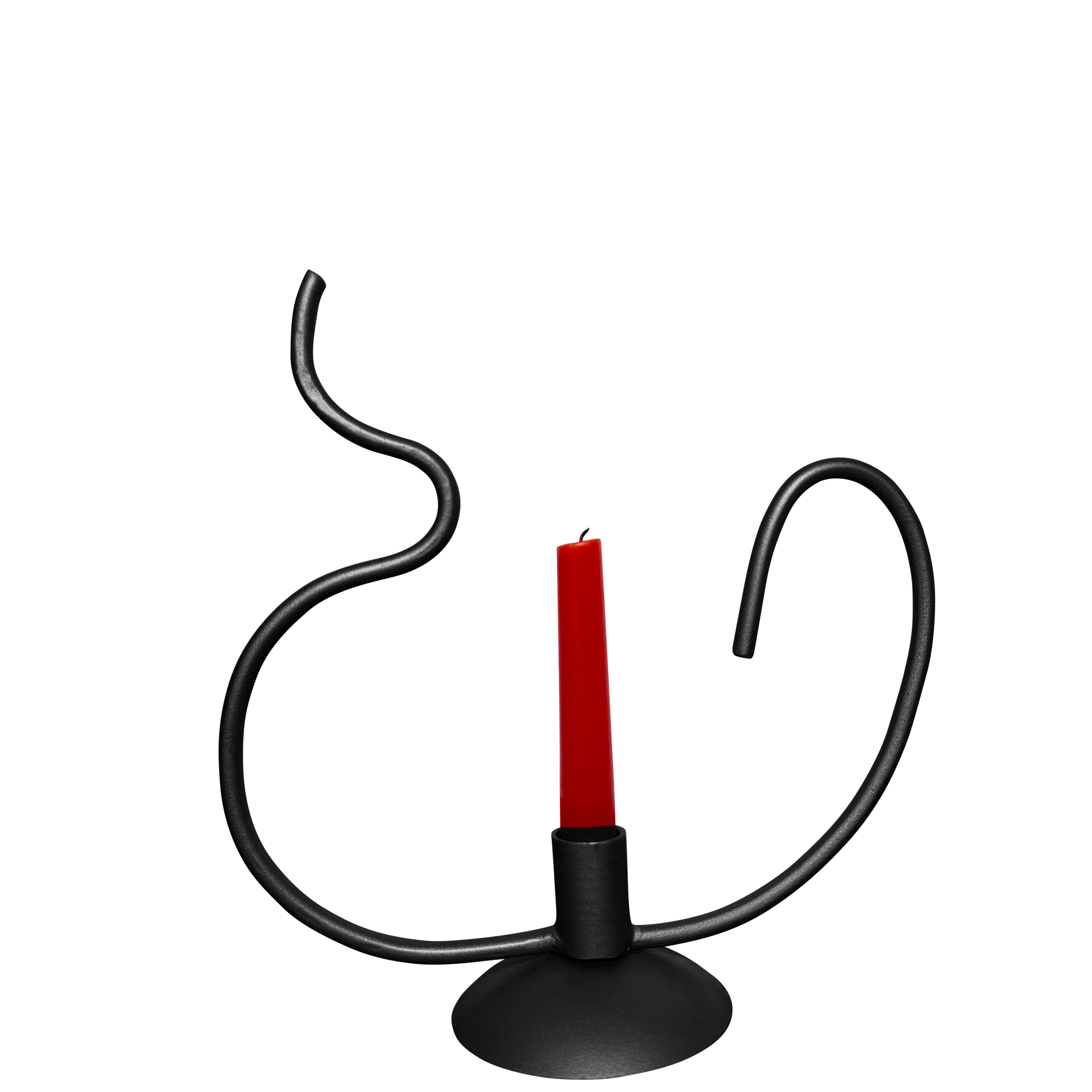 Elyra-Suport decorativ pentru lumânare, auriu mat, design artistic modern - FROMRO