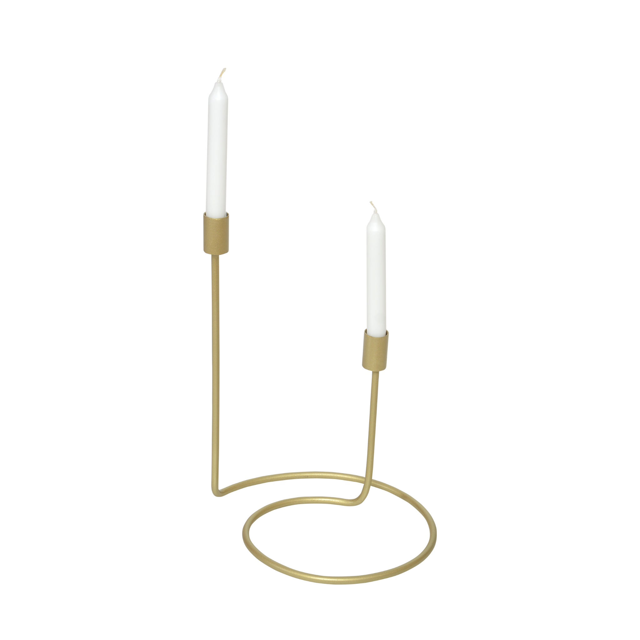 Suport lumânări SHADOW FLAME negru mat - FROMRO