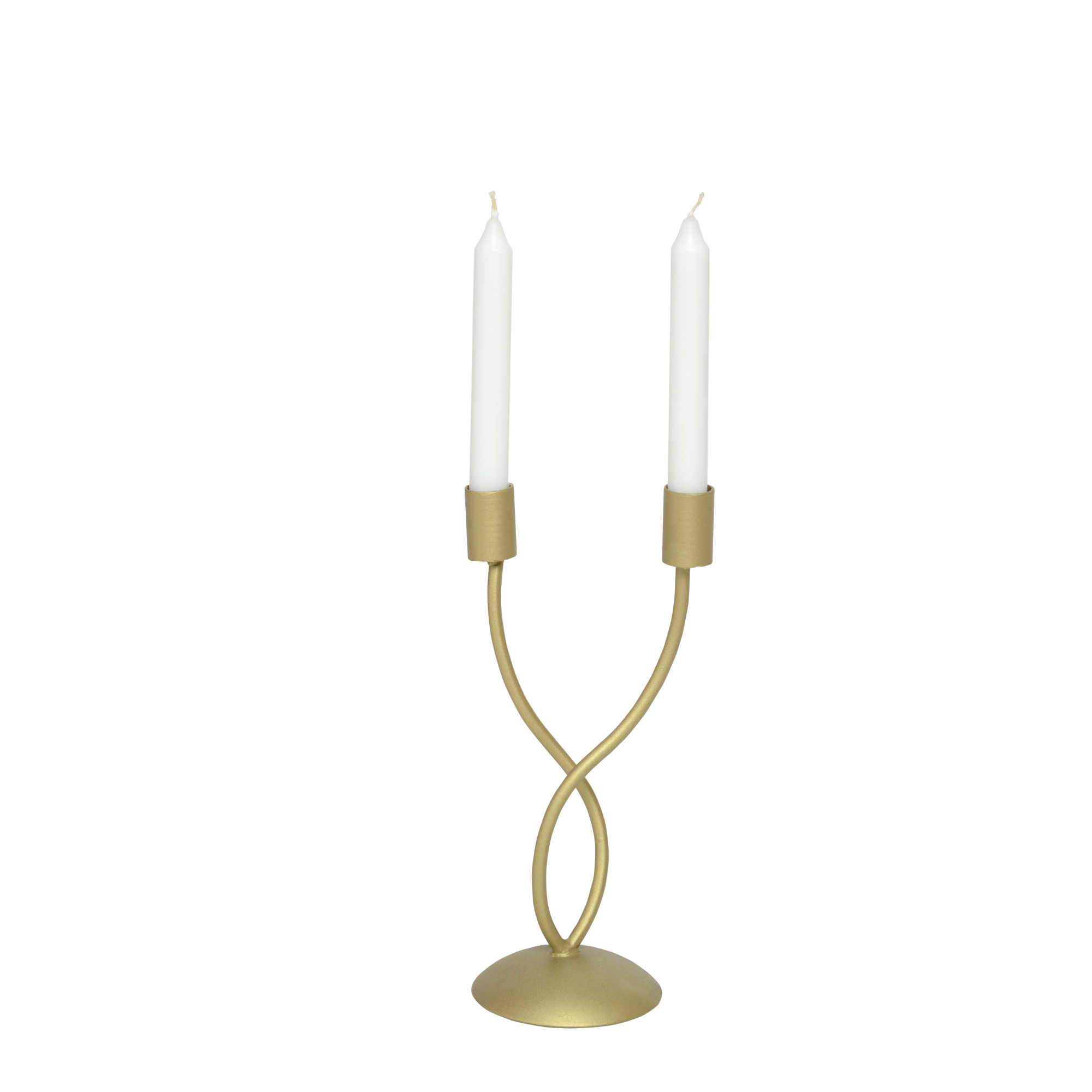 Suport lumânări Little Grace auriu mat - FROMRO