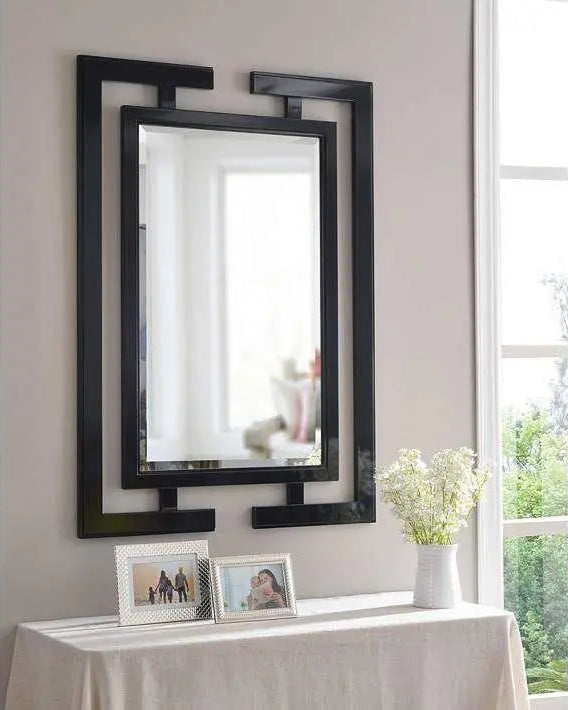 Oglinda ATENA 60 cu rama metalica auriu mat